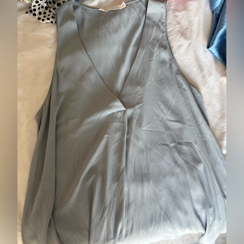 Lush Blue Blouse - Picture 4 of 4